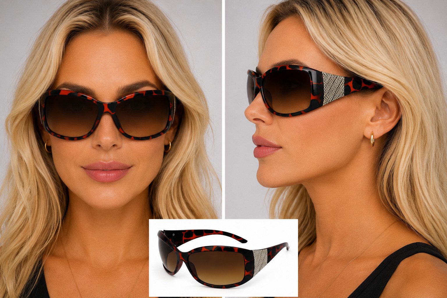 DanCarol Sonnenbrille DC-230-für Damen, zeitlos schönes Design