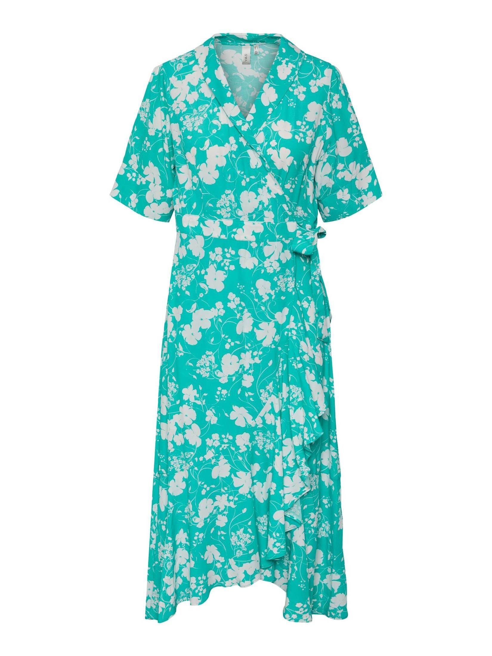 Y.A.S Wickelkleid Damen Kleid YASHAWAII WRAP DRESS (1-tlg) günstig online kaufen