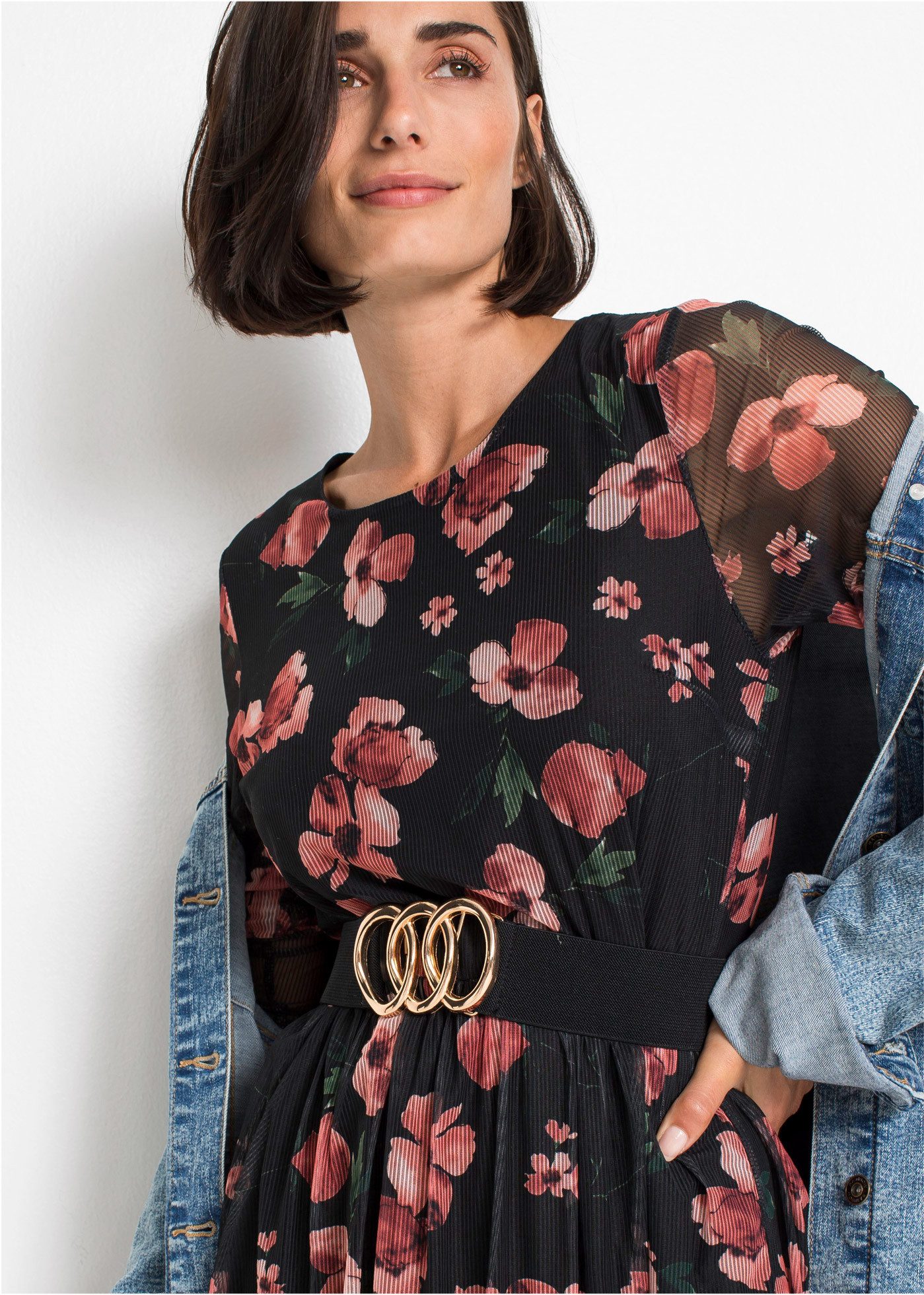 bonprix Stretchgürtel aus Polyester und Elastodien, elastische Passform, eleganter Stil