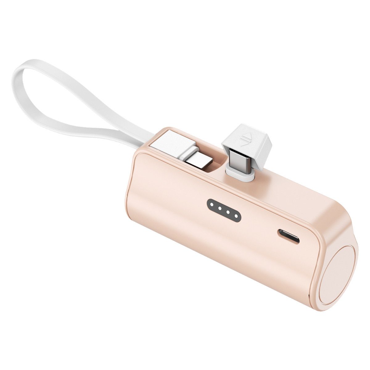 AeroAxis 2 in 1 5000mAh Powerbank Tragbar Ladegerät Externer Akku für Handy Powerbank 5000 mAh, Kompakt & Leicht, Ideal für Reisen,Outdoor
