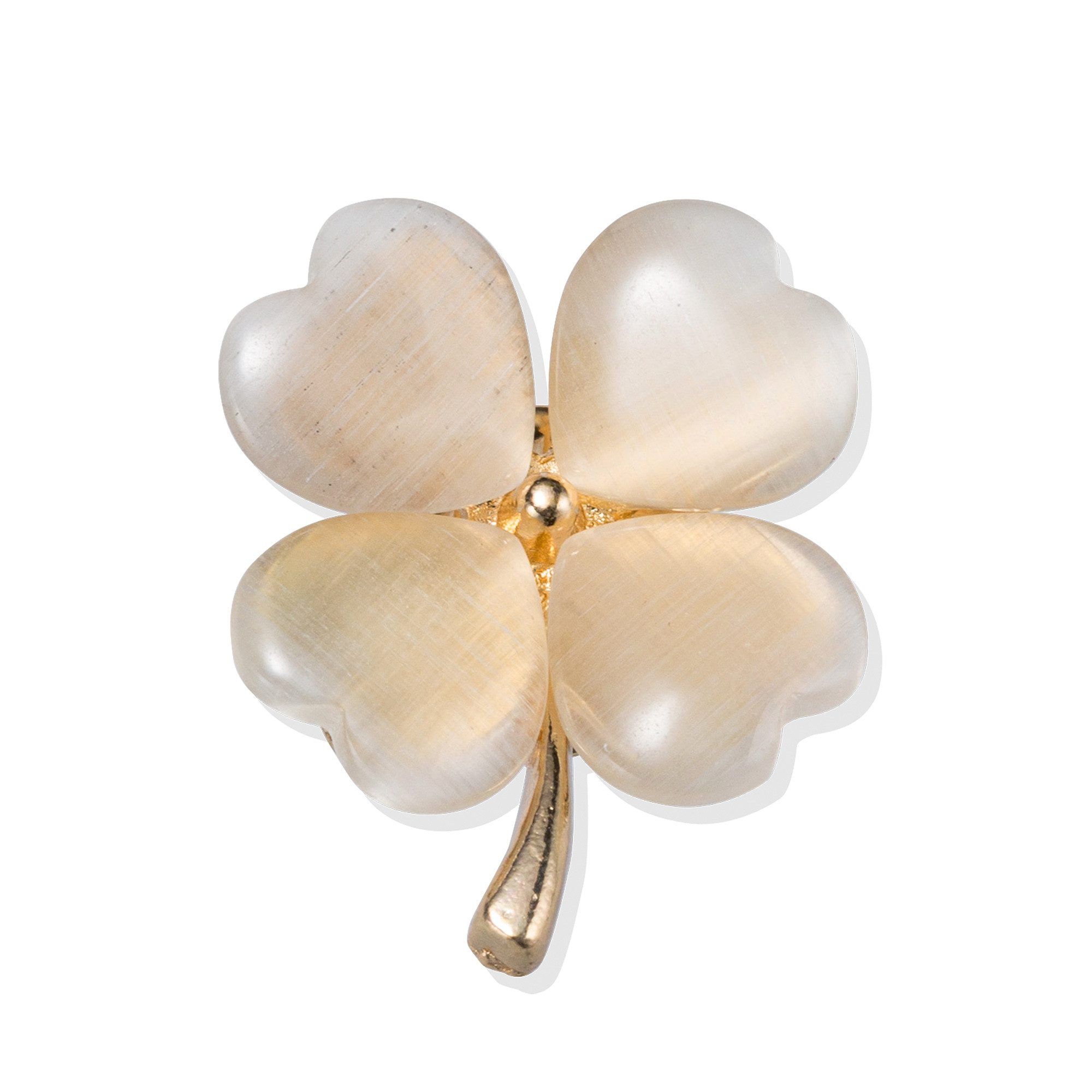 Firetti Brosche Schmuck Geschenk Messing Ansteckschmuck Blume