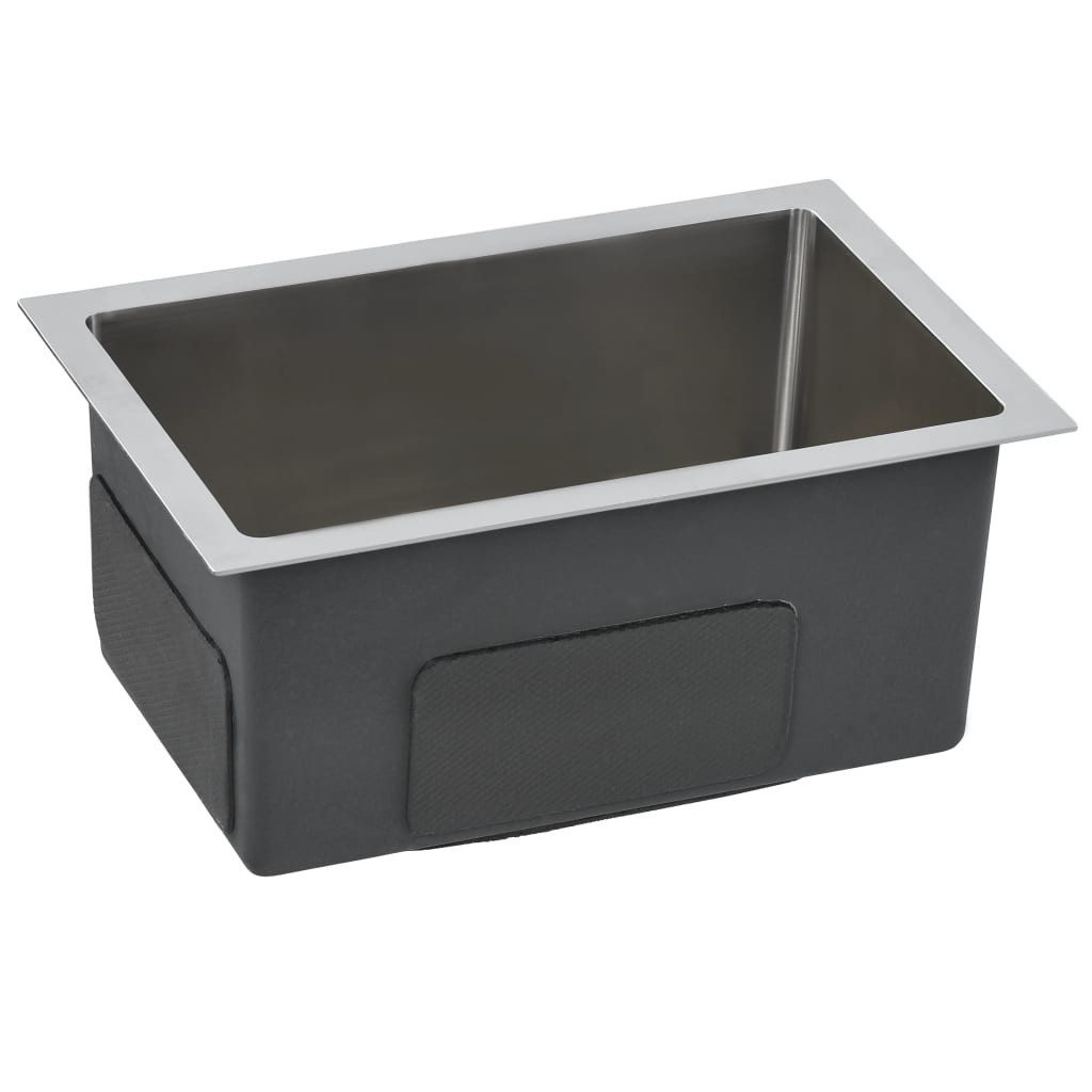 vidaXL Küchenspüle 44 x 29 x 20 cm Spüle Spülbecken Einbauspüle Küchenspüle Edelstahl Spü, 44/29 cm