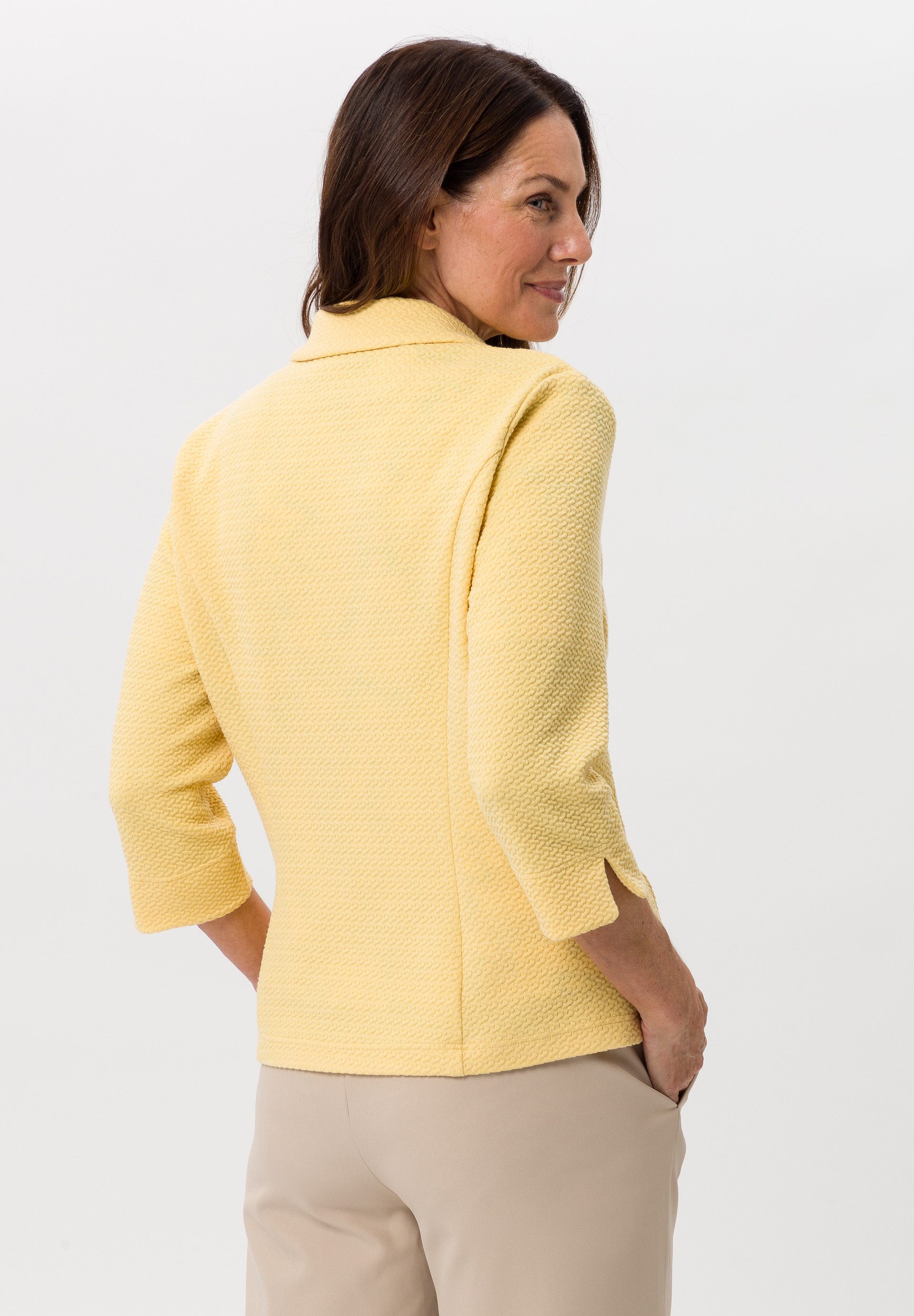 FRANK WALDER Jackenblazer aus PES-Mix-Struktur-Jersey