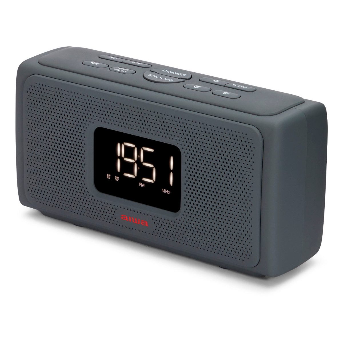 Aiwa CRU-80BT FM Uhrenradio mit USB und Bluetooth Bluetooth-Lautsprecher