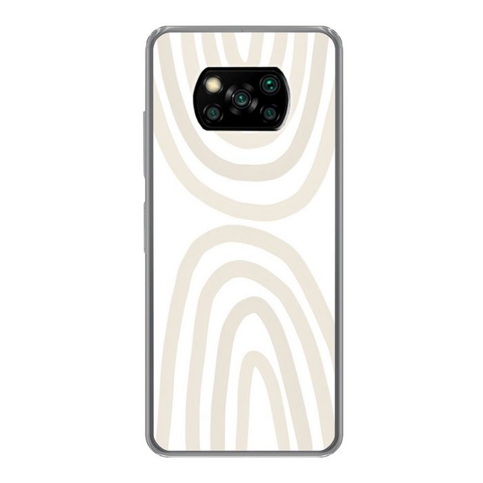 MuchoWow Handyhülle Regenbogen - Pastell - Design - Abstrakt Phone Case Handyhülle Poco X3 Silikon Schutzhülle