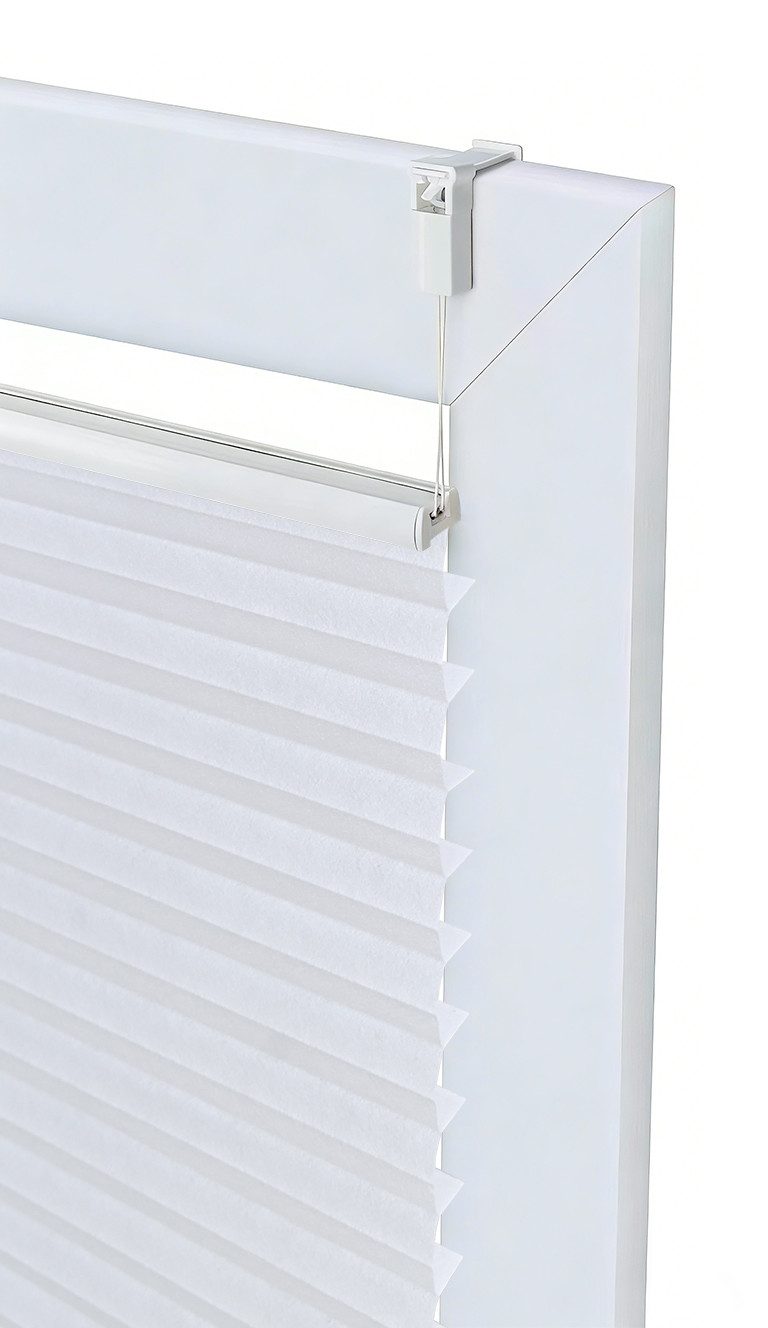 OTTO home Plissee LORRANA, ohne Bohren, Lichtschutz, verspannt, Lichtschutz, ohne Bohren, verspannt, Klemmfix, Fixmaß, Sonnenschutz, flexibel verspannt, für Fen – Bild 3 von 5