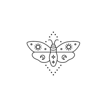 FOREVER NEVER Schmuck-Tattoo Schmetterlingsplaneten