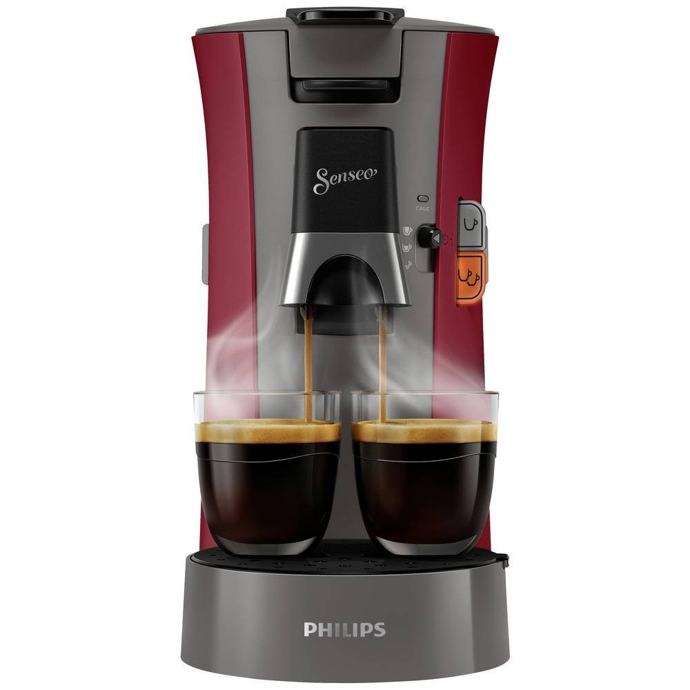 SENSEO® Kaffeepadmaschine Philips Kaffeestärkewahl Kaffeepadmaschine Select, Plus