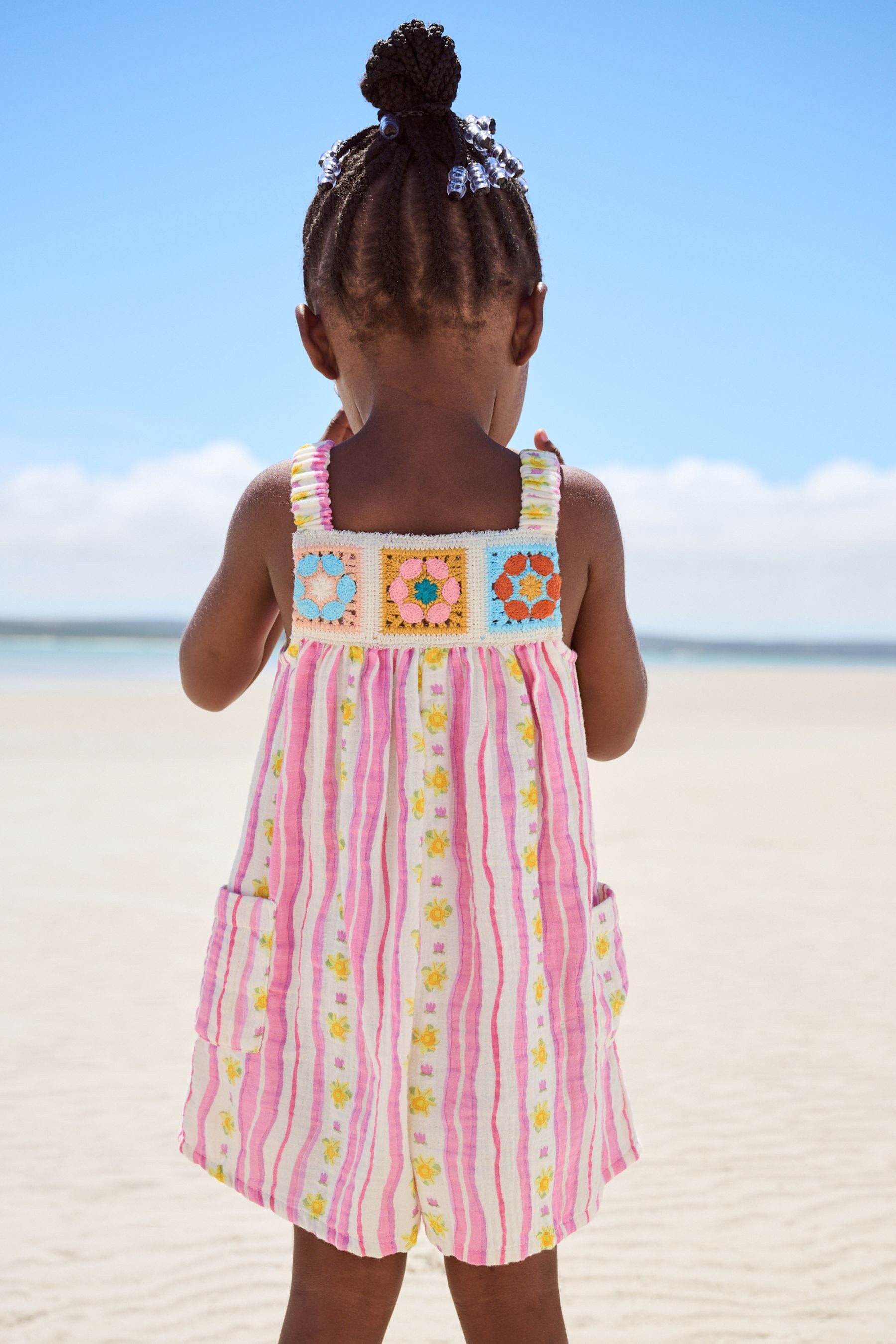 Next Playsuit Playsuit mit Häkelblume (1-tlg) günstig online kaufen