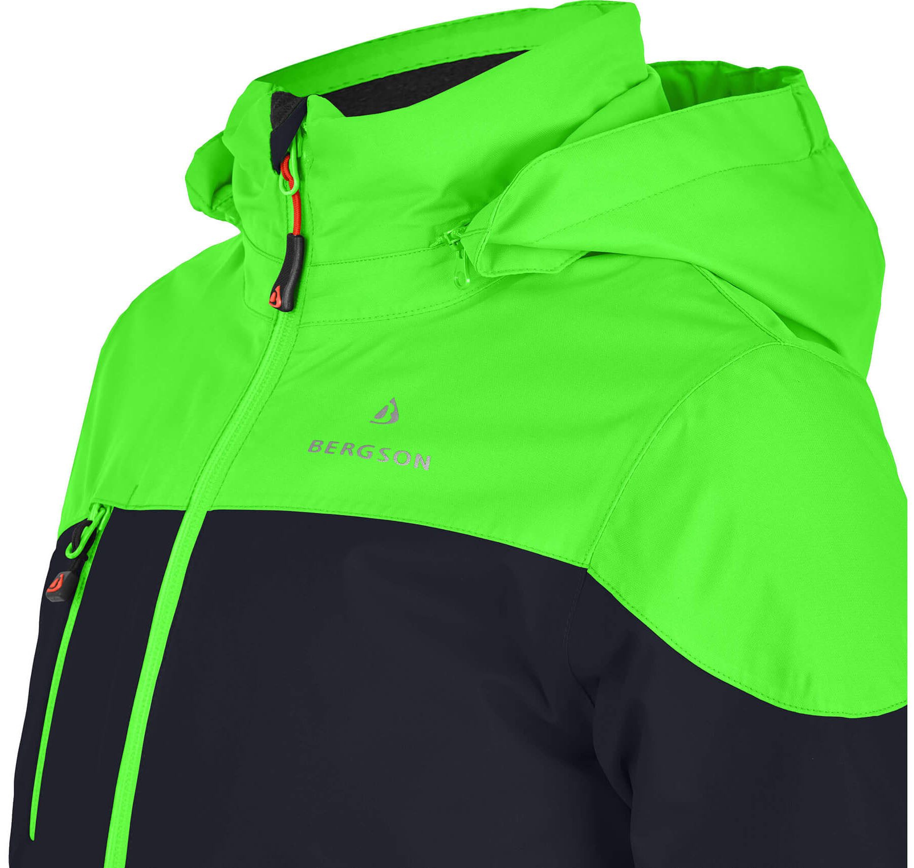 Bergson Skijacke VOLKER neo Kinder Skijacke, die perfekte Skijacke für junge Abenteurer, Normalgr