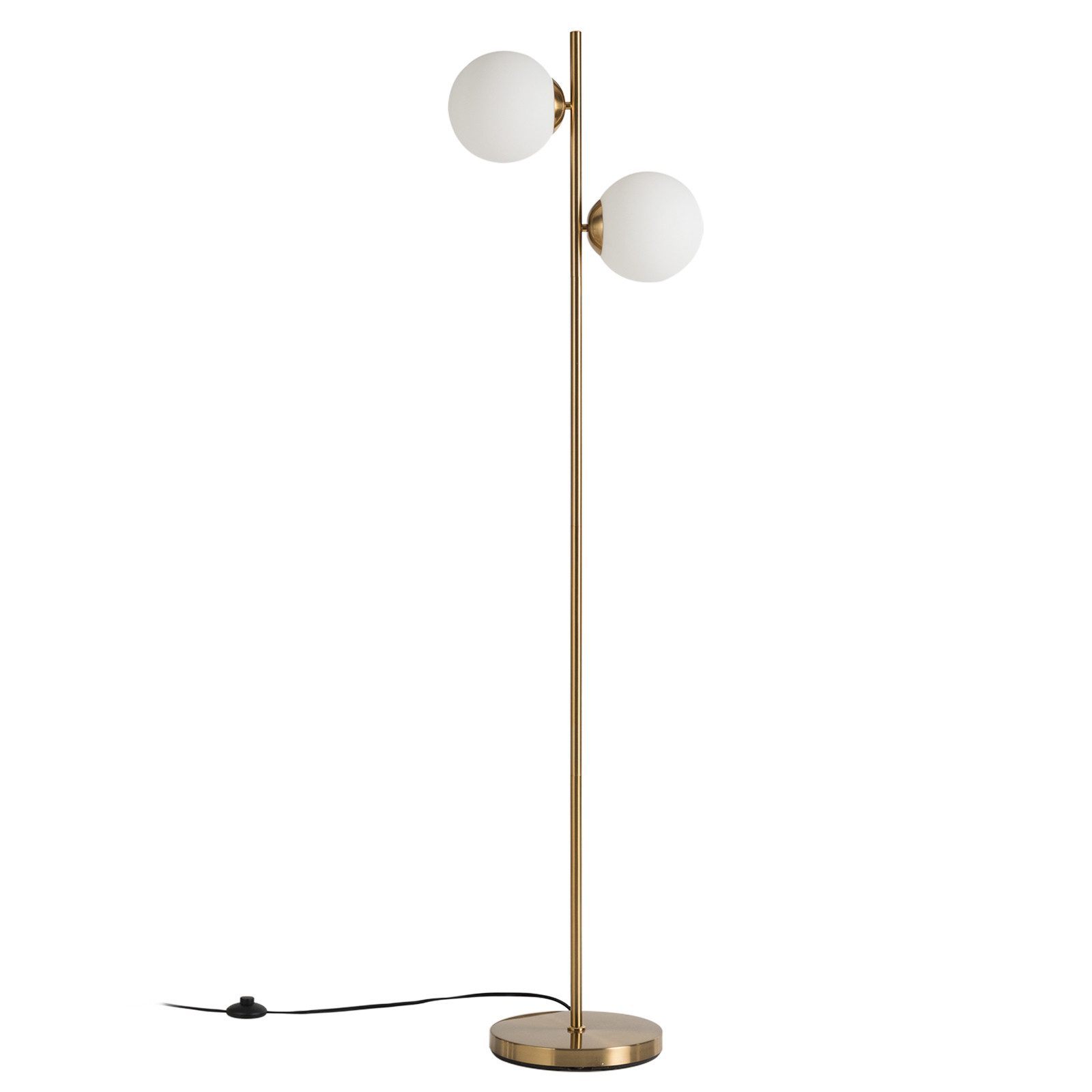 COSTWAY Stehlampe, LED wechselbar, 165 cm mit Fußschalter günstig online kaufen