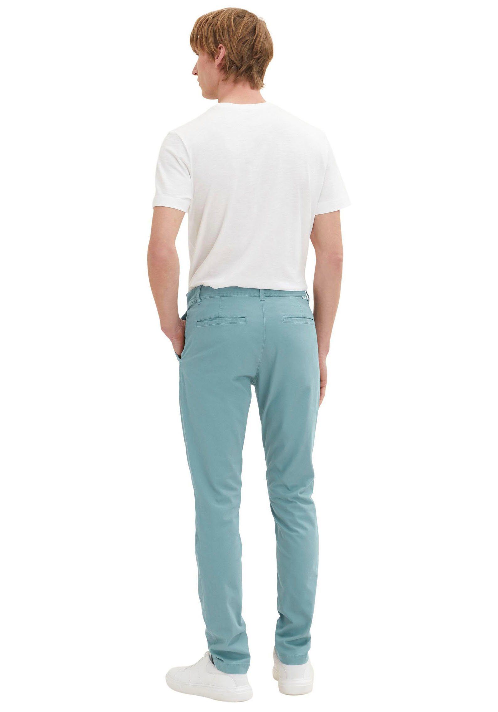 green in gepflegter deep Chinohose lässiger, bluish TAILOR TOM Optik