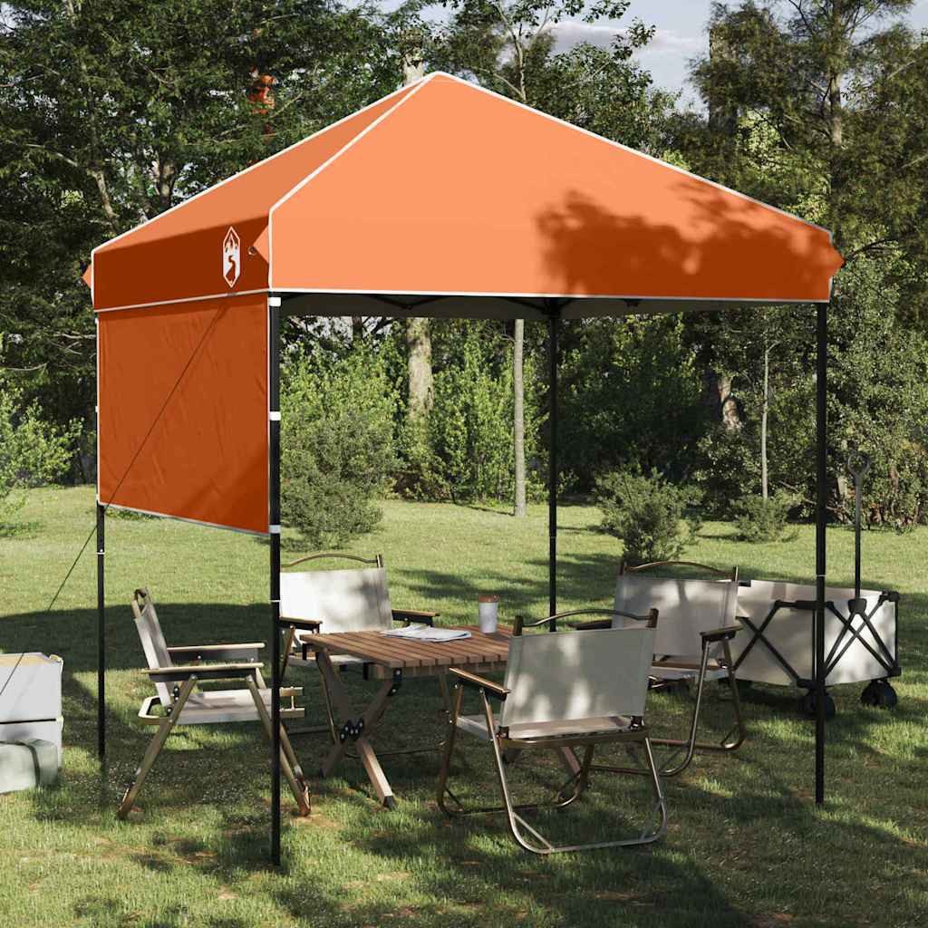vidaXL Partyzelt Pavillon-Zelt Orange 194 x 194 x 251 cm Stoff