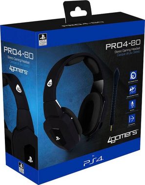 4Gamers PRO4-80 Stereo Gaming-Headset (Mikrofon abnehmbar)