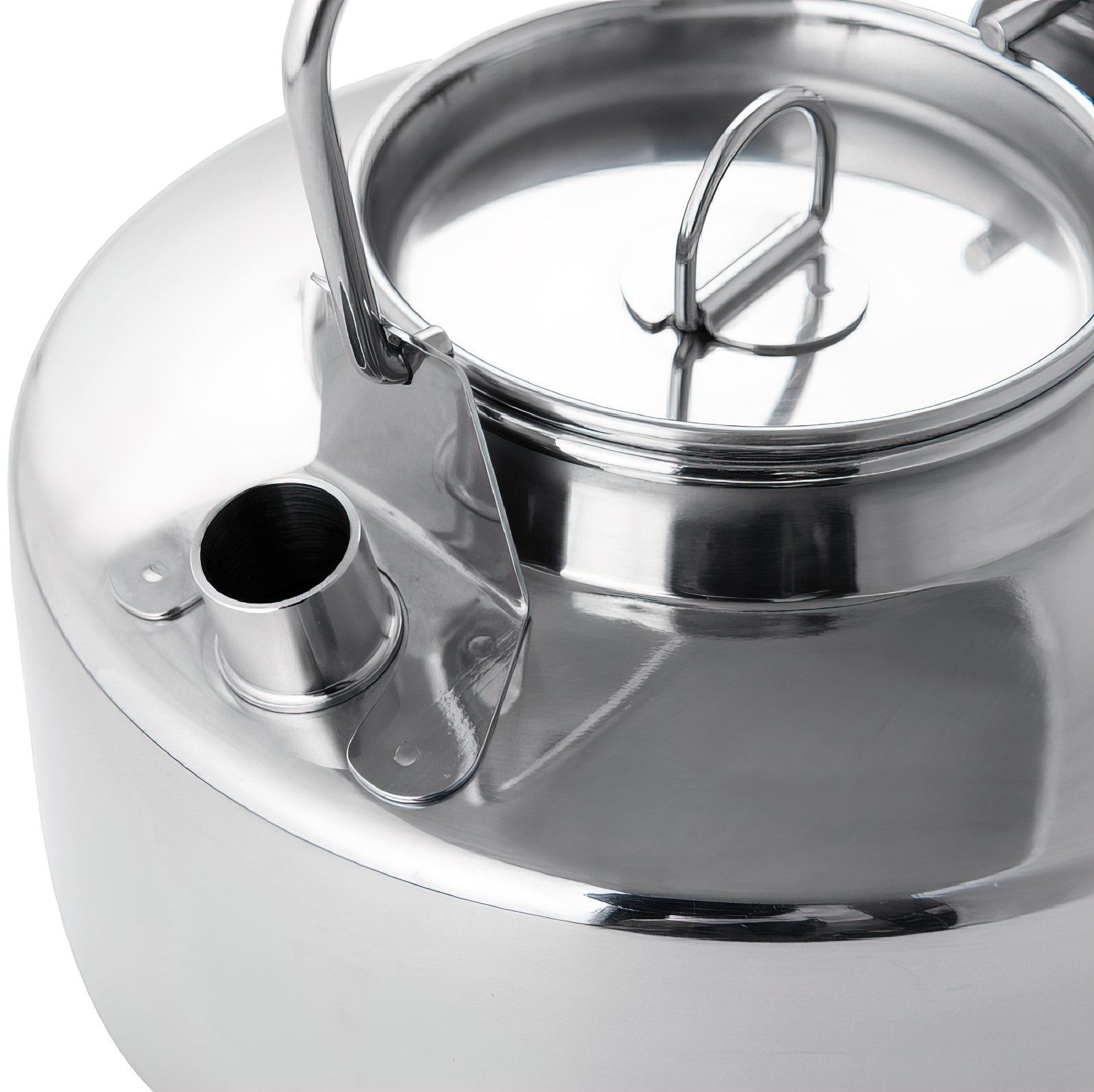 FireMaple Wasserkessel Antarcti 1L Edelstahl Camping-Wasserkocher Teekessel, Edelstahl 18/8