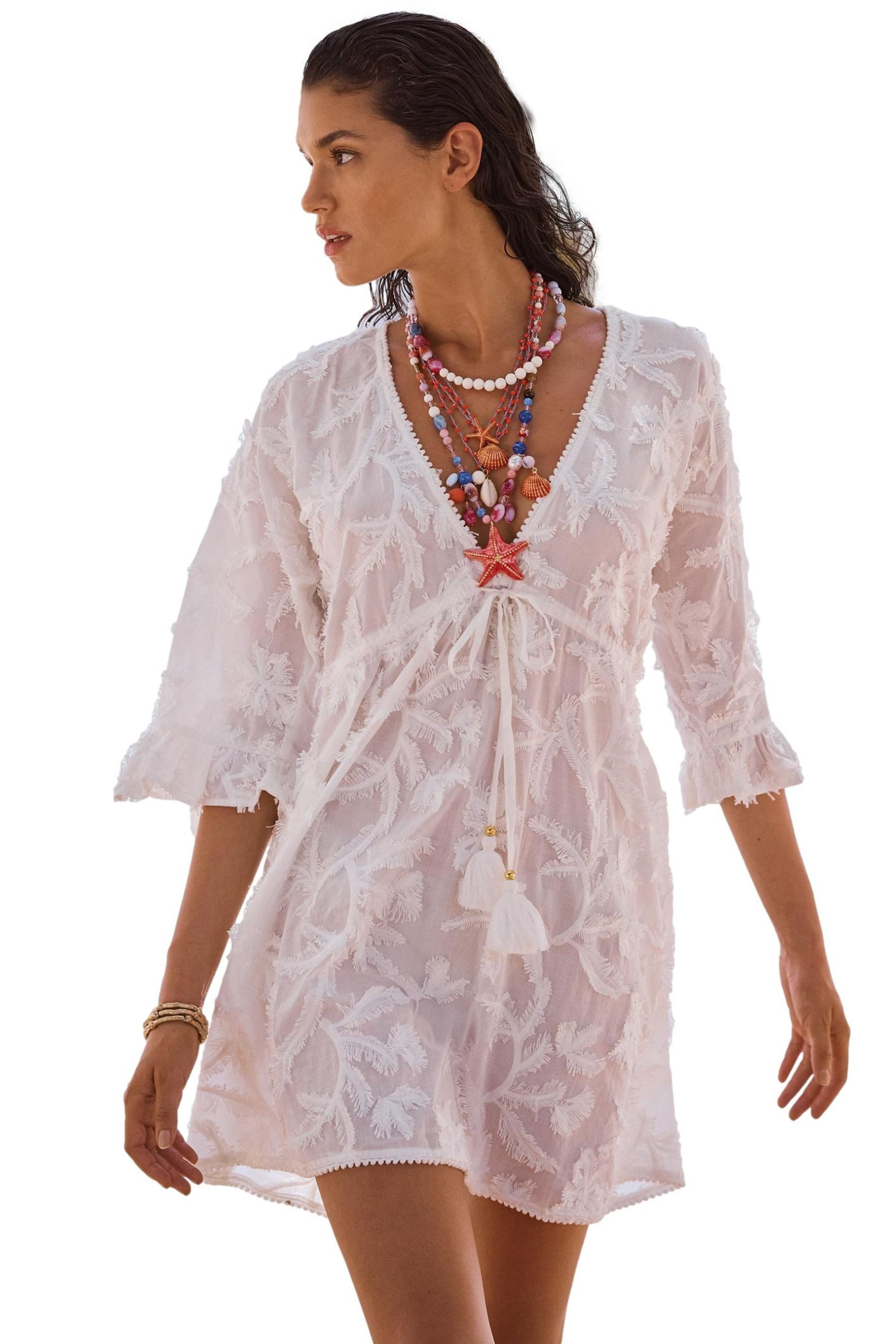 Love & Roses Strandkleid Love & Roses Strand-Kaftan-Cover-up, Regular (1-tlg)