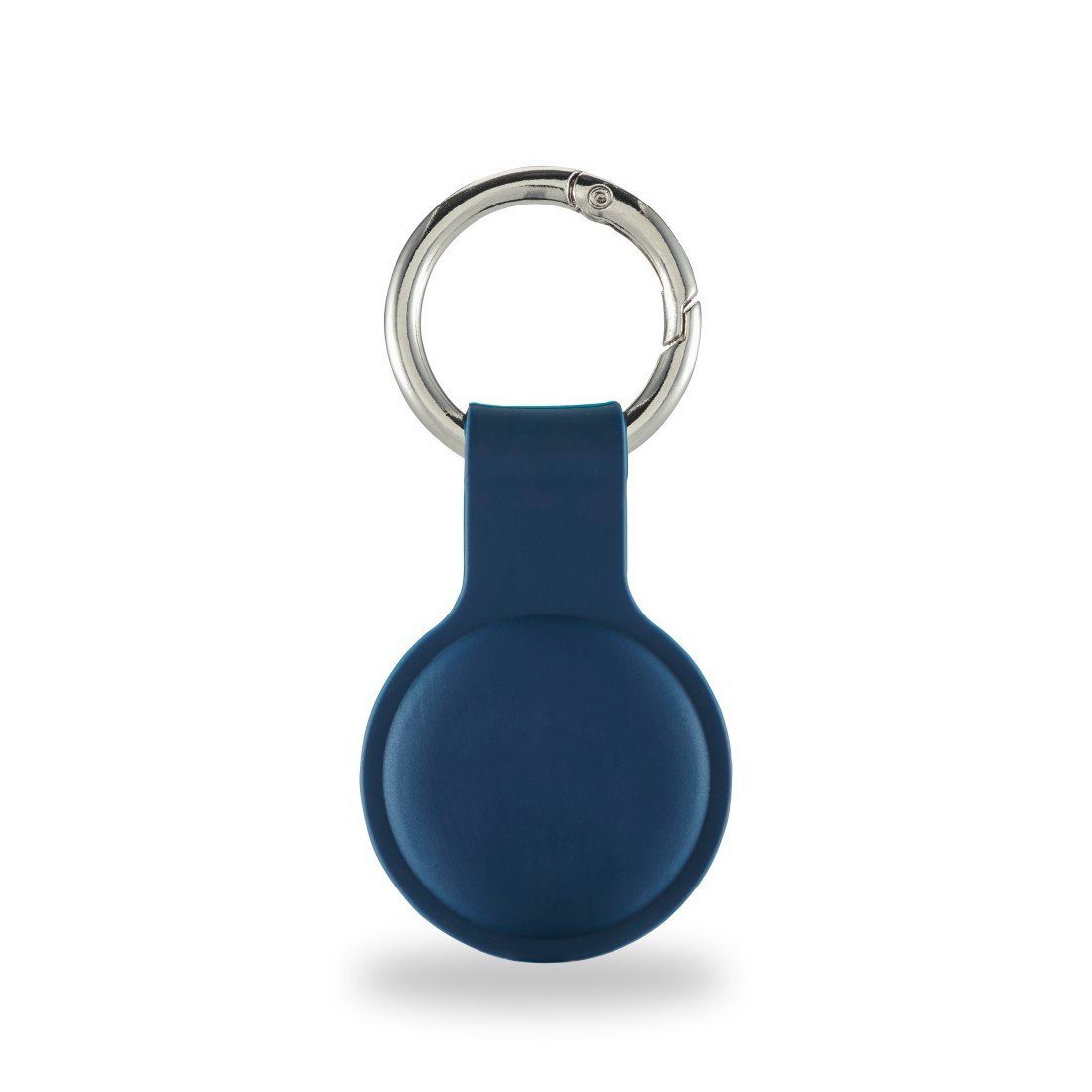 dunkelblau Schlüsselanhänger AirTag, Schlüsselanhänger Apple Silikon für Hama Schutzhülle, Ortung,
