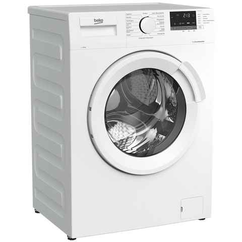 BEKO Waschmaschine WMB101434LP1, 10 kg, 1400 U/min, AddXtra Nachlegefunktion, Watersafe+, Digitales Display