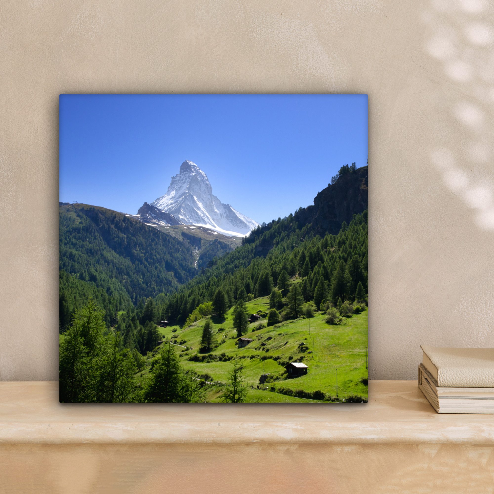 OneMillionCanvasses® Leinwandbild Schweizer Alpen im Matterhorn günstig online kaufen