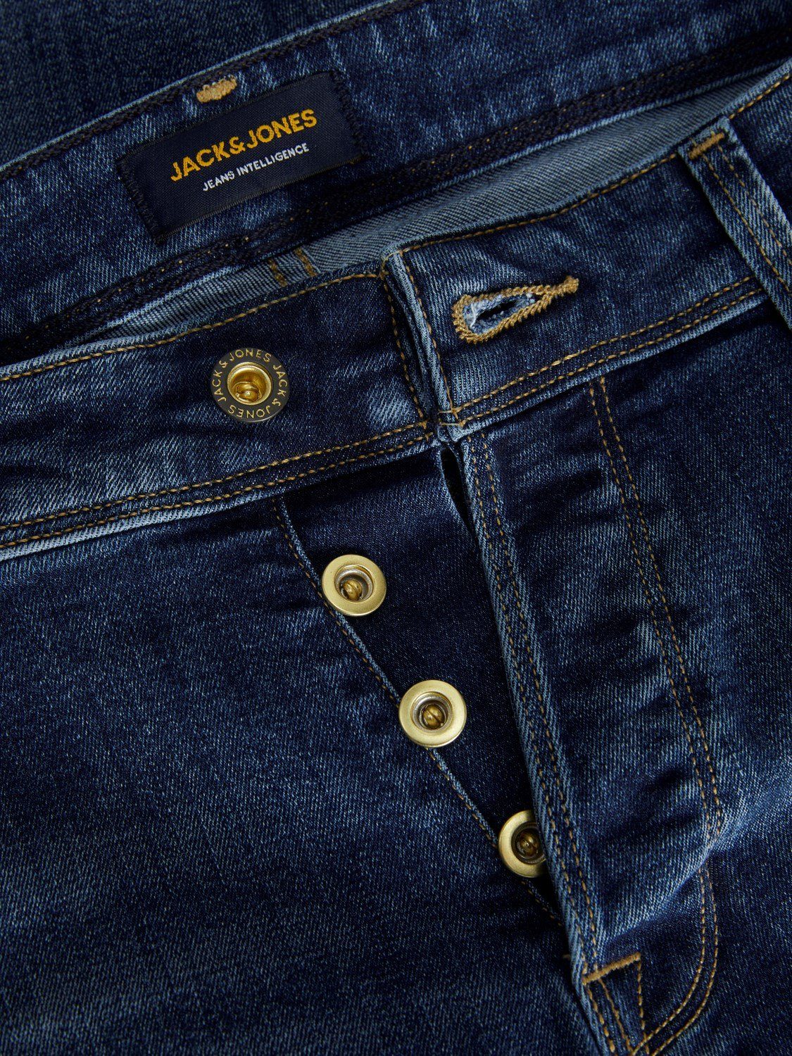 Jack & Jones Slim-fit-Jeans JJIGLENN JJFOX 50SPS CB 036 mit Stretch