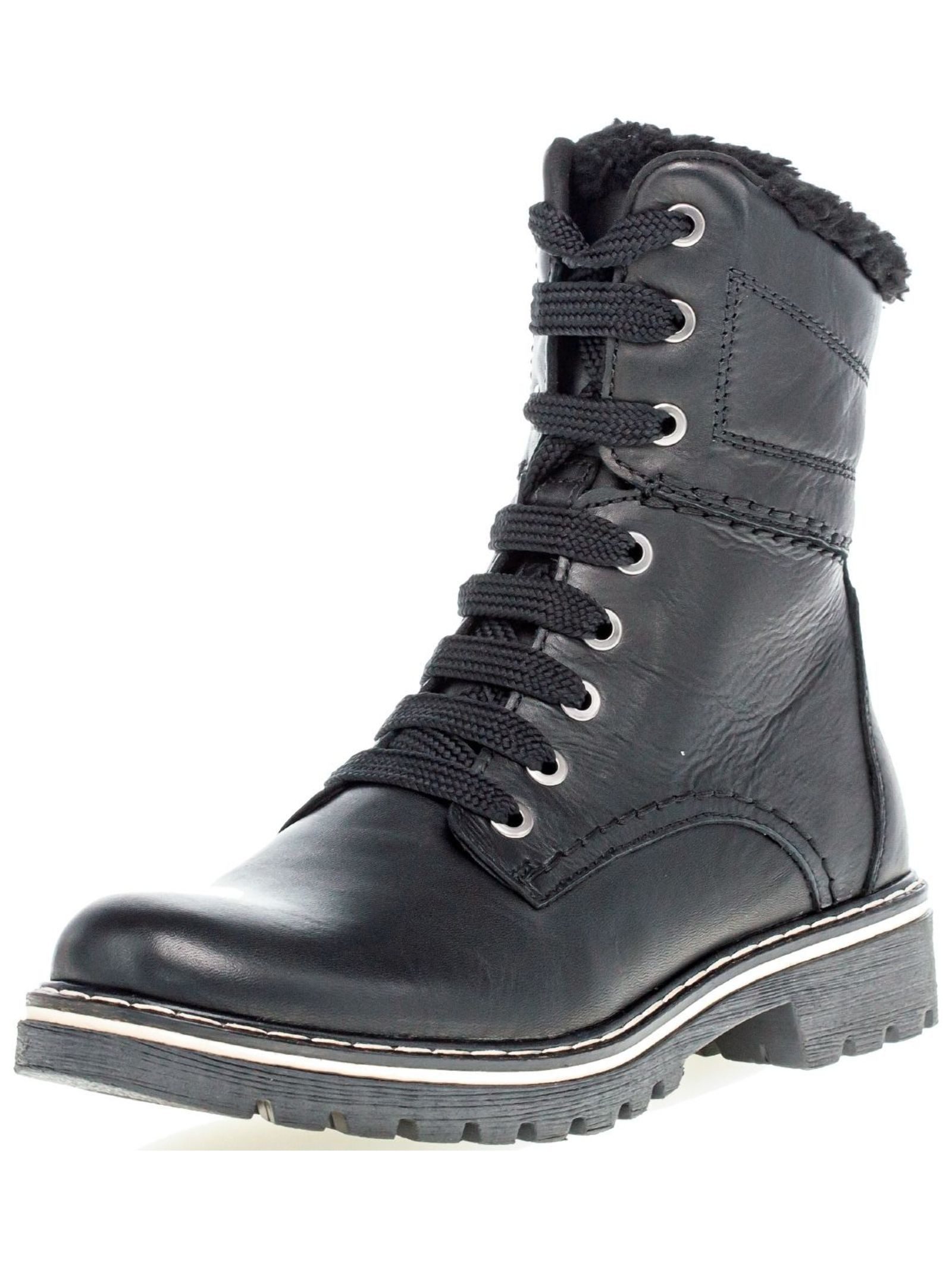 Gabor Stiefelette Leder Schnürstiefelette
