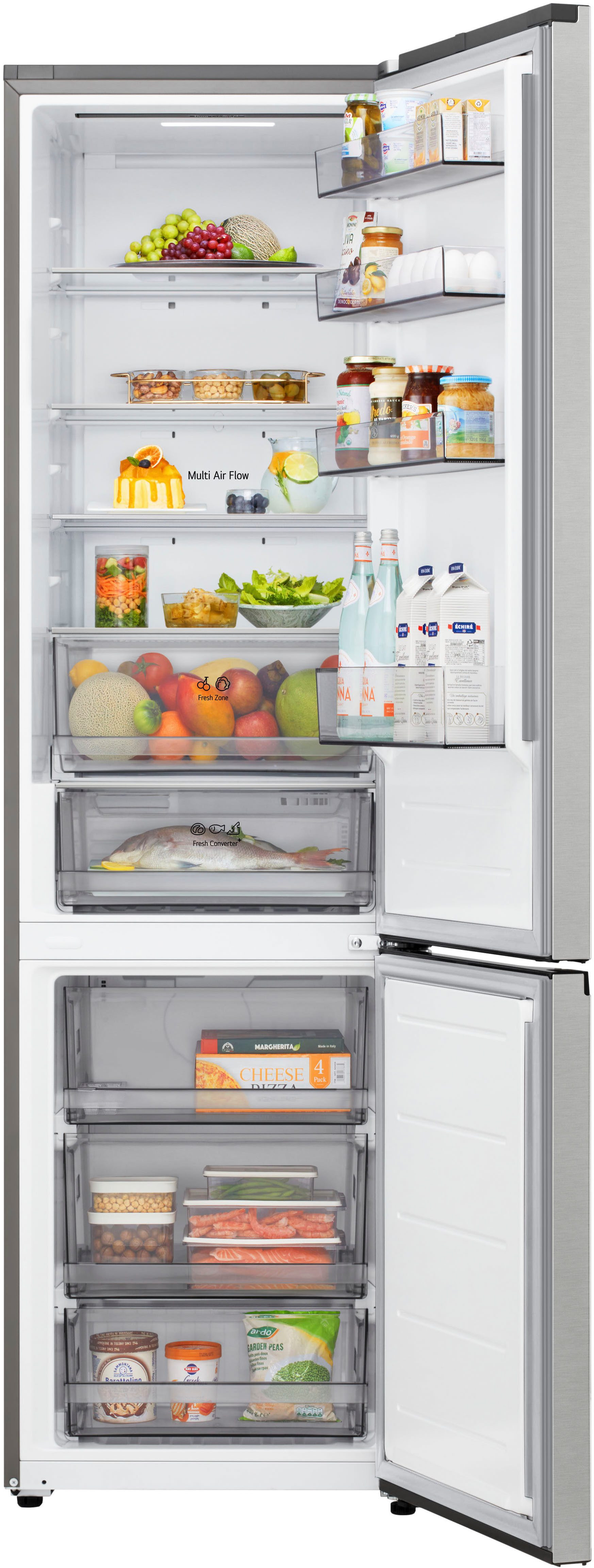 LG Kühl-/Gefrierkombination J-Serie GBBSJ2CCPY, 203 cm hoch, 59,5 cm breit