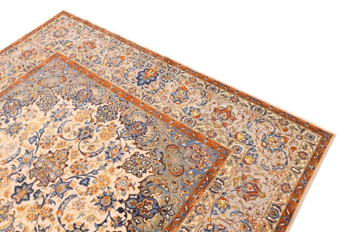 6 Orientteppich rechteckig, Isfahan Perserteppich, mm 198x299 Nain Handgeknüpfter Höhe: Trading, / Orientteppich