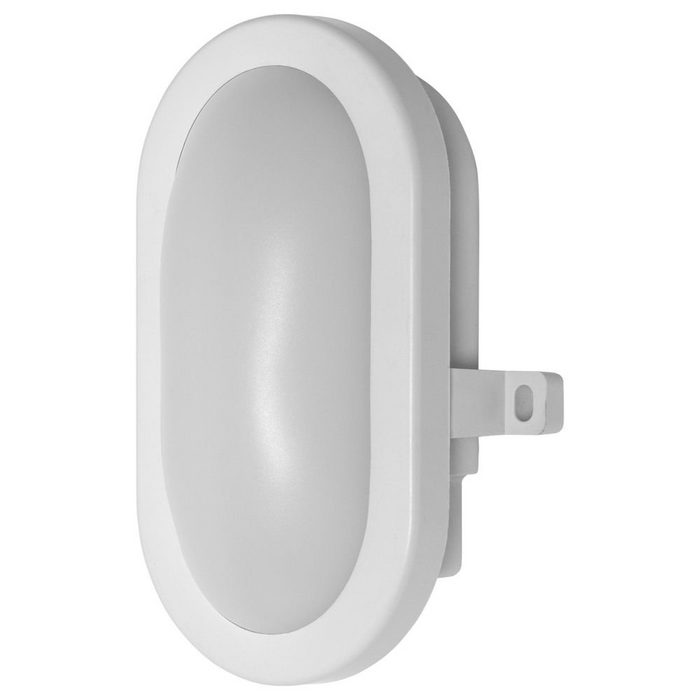 Ledvance LED Außen-Wandleuchte LED Wand- und Deckenleuchte in Weiß 5 5W 450lm IP54 keine Angabe Leuchtmittel enthalten: Ja fest verbaut LED 4000 Aussenlampe Aussenwandleuchte Outdoor-Leuchte UB10459