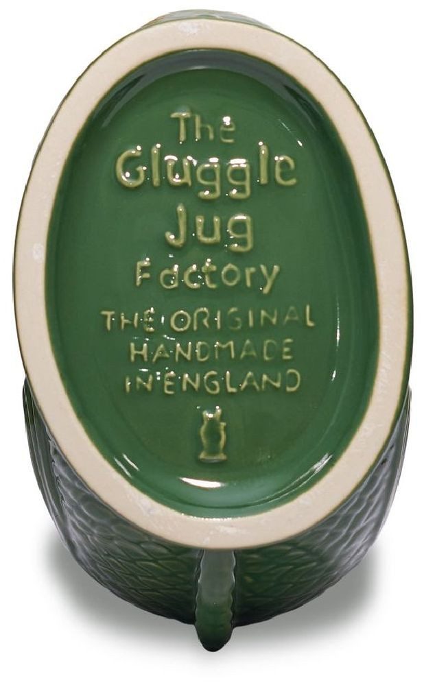 Gluckigluck Wasserkaraffe, (Original Gluggle Jug aus England), mit Gluckergeräusch, handgefertigt, ikonisches Fisch-Design, 1,2 L