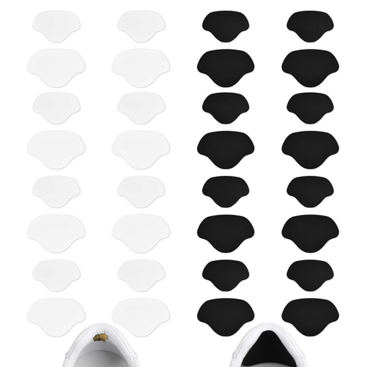AFKSMILE Fersenpolster 16 Paar Sneaker Fersen Patch, Selbstklebend Schuh Ferse Patch