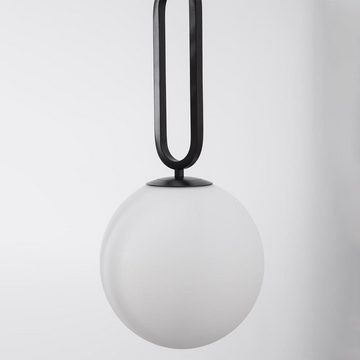 Nova Luce Hängeleuchte Pendelleuchte Grus in Schwarz und Weiß E27 560mm, keine Angabe, Leuchtmittel enthalten: Nein, warmweiss, Hängeleuchte, Pendellampe, Pendelleuchte