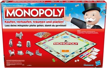 Hasbro Spiel, Monopoly - Classic, inkl. EXTRA Set mit Figuren, Würfeln, Häusern & Hotels