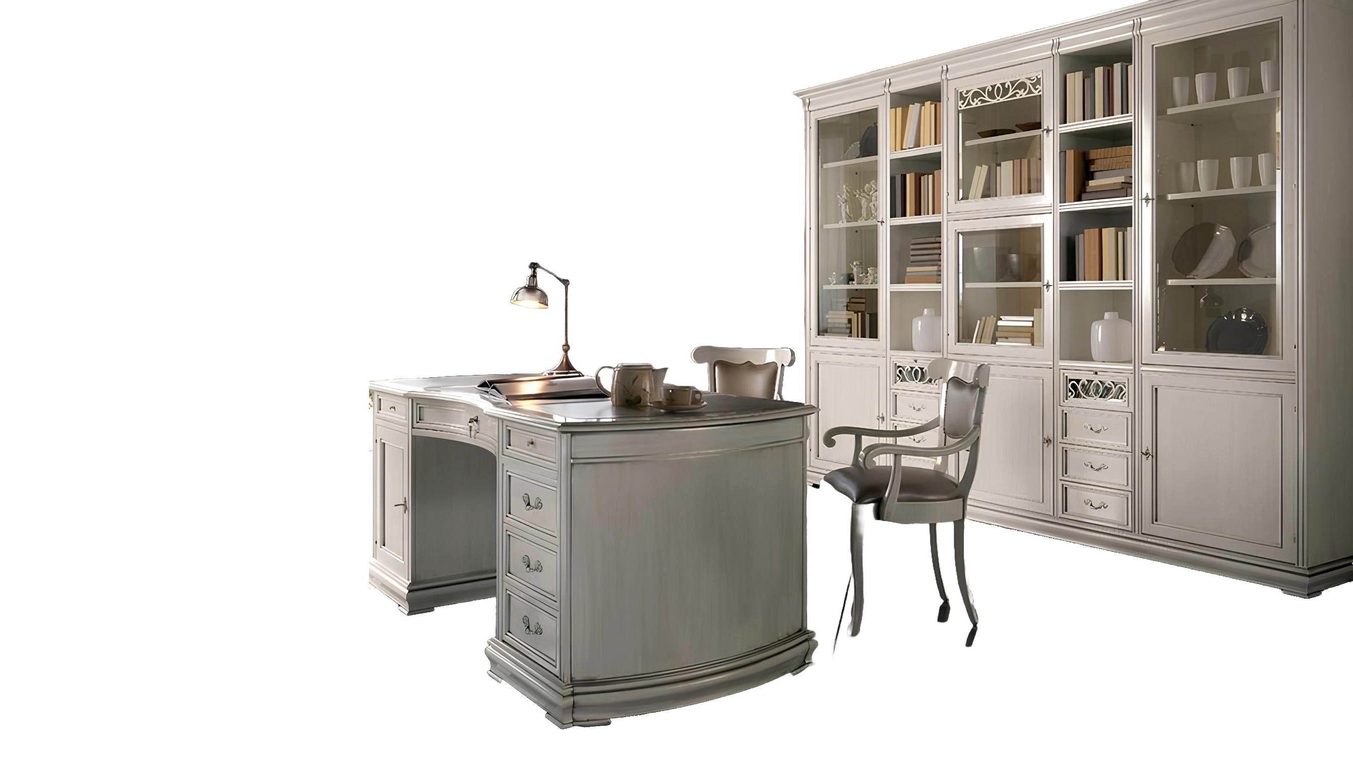 Xlmoebel Schreibtisch Neue Büromöbel aus Italien Echtholz Schreibtisch - stilvolle (Schreibtisch), Hergestellt in Europa