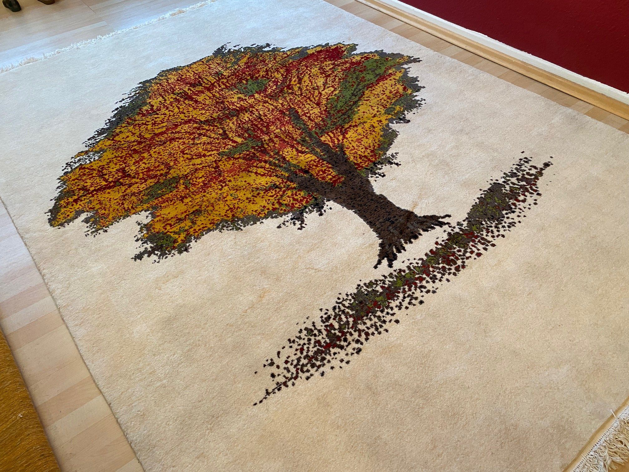 Gabbeh Morgenlandbazar, mit 261×180 Orientteppich Fein Baum Einzelstück Perser Lori Zertifikat Original Unikat,