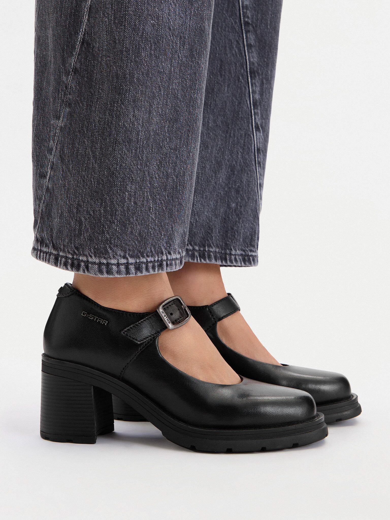 G-STAR G Star Raw Damenschuhe Schwarz G-STAR RAW-CEO-WI34-TRUST-01 Schwarz Bootsschuh