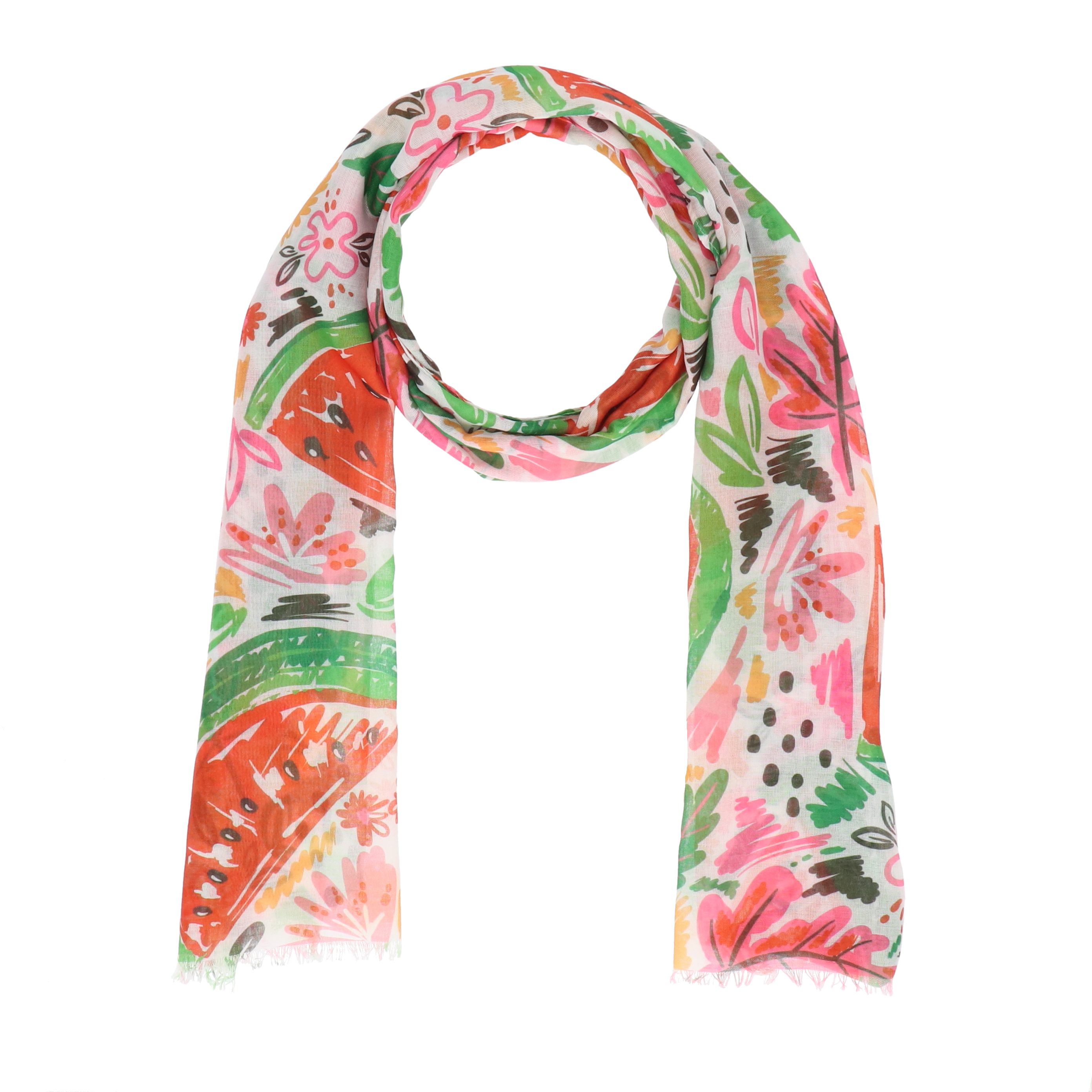 halsüberkopf Accessoires Modeschal Watermelon, aus weicher Viskose