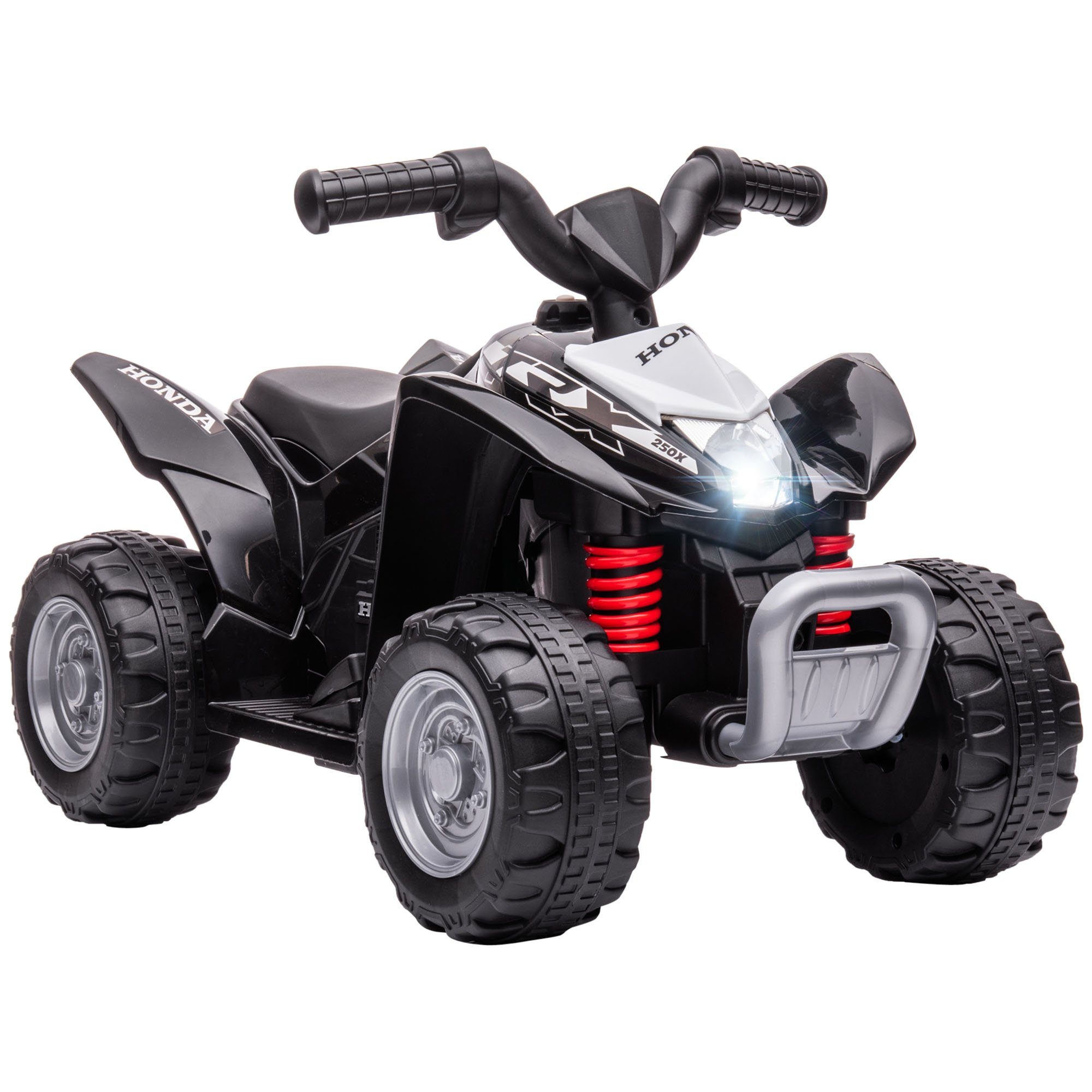 AIYAPLAY Elektro-Kinderquad Elektro-Quad Miniquad, Belastbarkeit 25 kg, (1-tlg), Schwarz 65,5Lx 38,5 x 43,5 cm