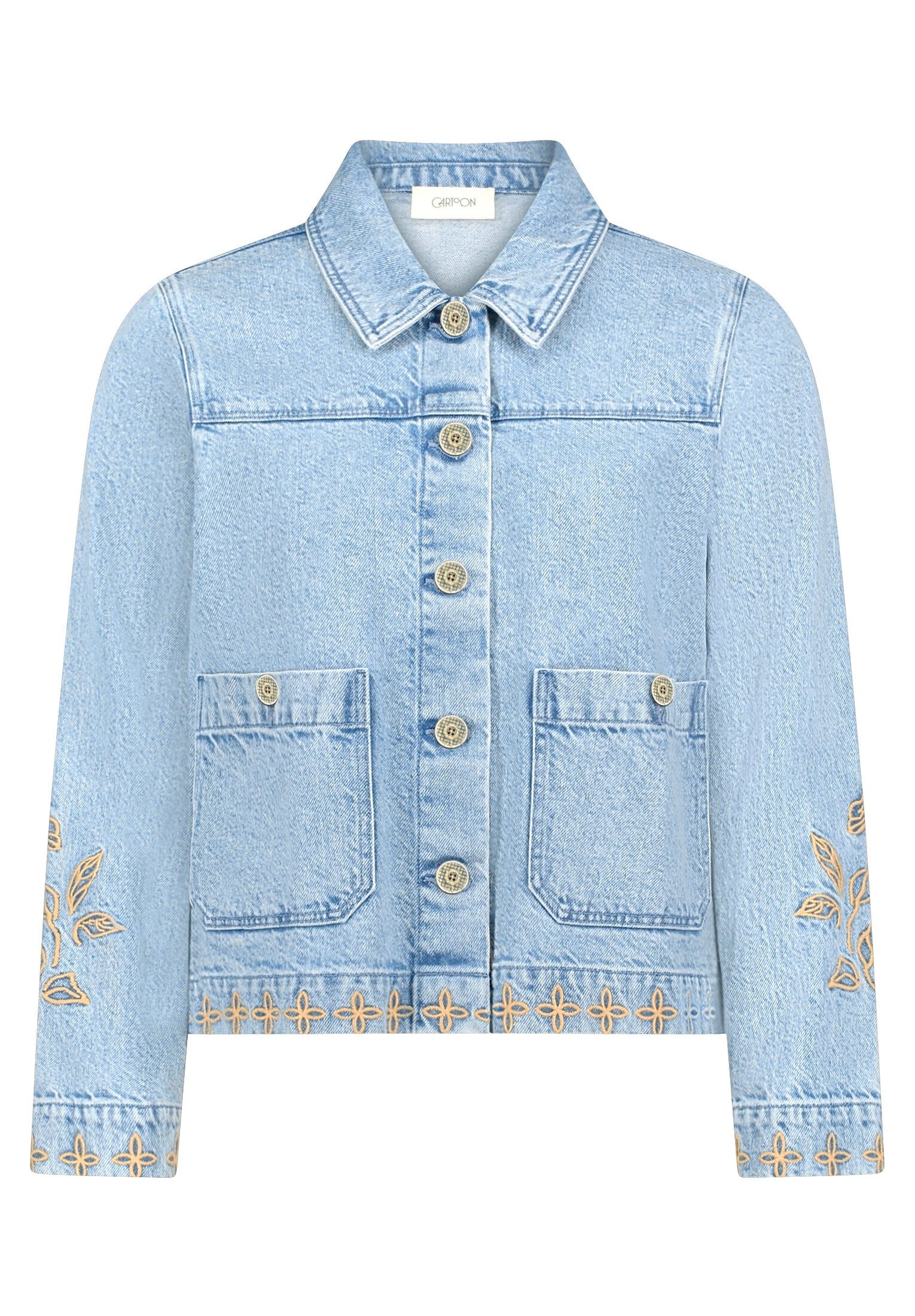 Cartoon Jackenblazer Damen mit Stickerei