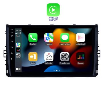 TAFFIO Für Volkswagen PoloT-ROC SportsvanT6-9"Touch Android Radio GPS CarPlay Einbau-Navigationsgerät
