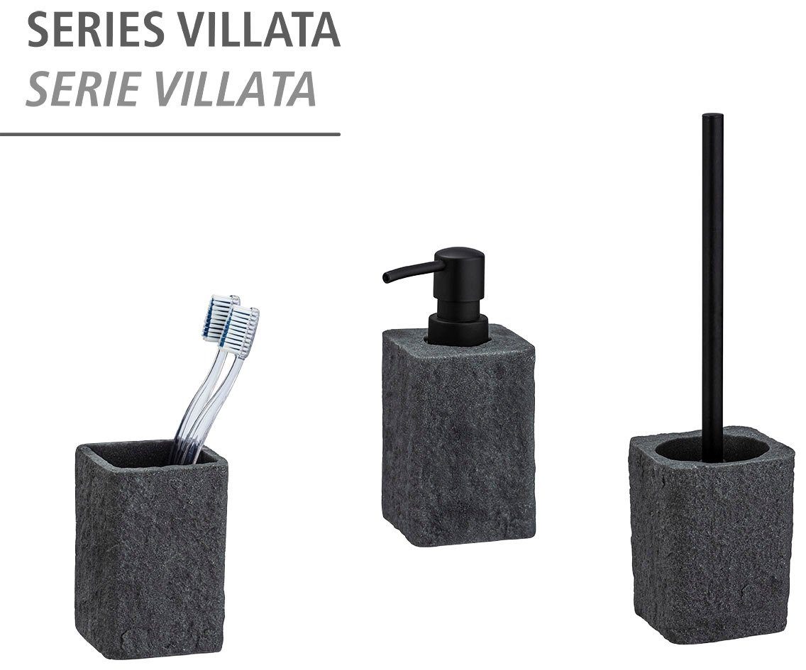 WENKO Seifenspender Villata, (1-tlg), Grau, 300 ml