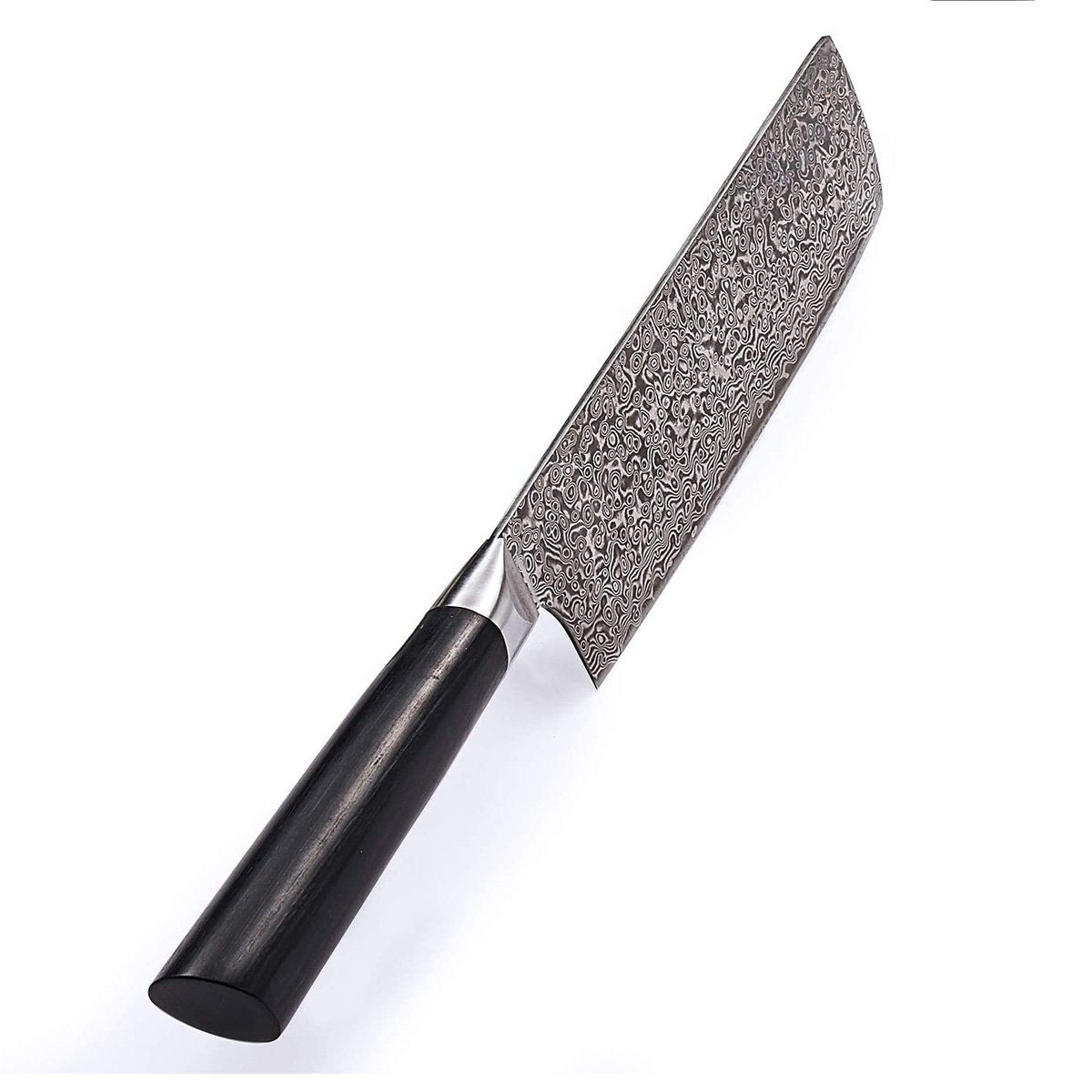 ZAYIKO Damastmesser Stahlkern BLACK EDITION Pakkaholz Nakirimesser VG-10 Damastmesser -