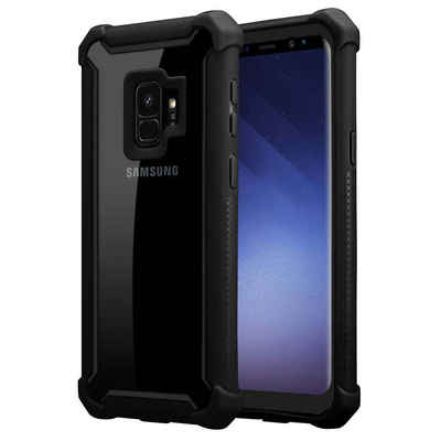 Cadorabo Handyhülle Samsung Galaxy S9 Samsung Galaxy S9, Handy Schutzhülle TPU Silikon Cover Bumper - Hard Cover Hybrid Case