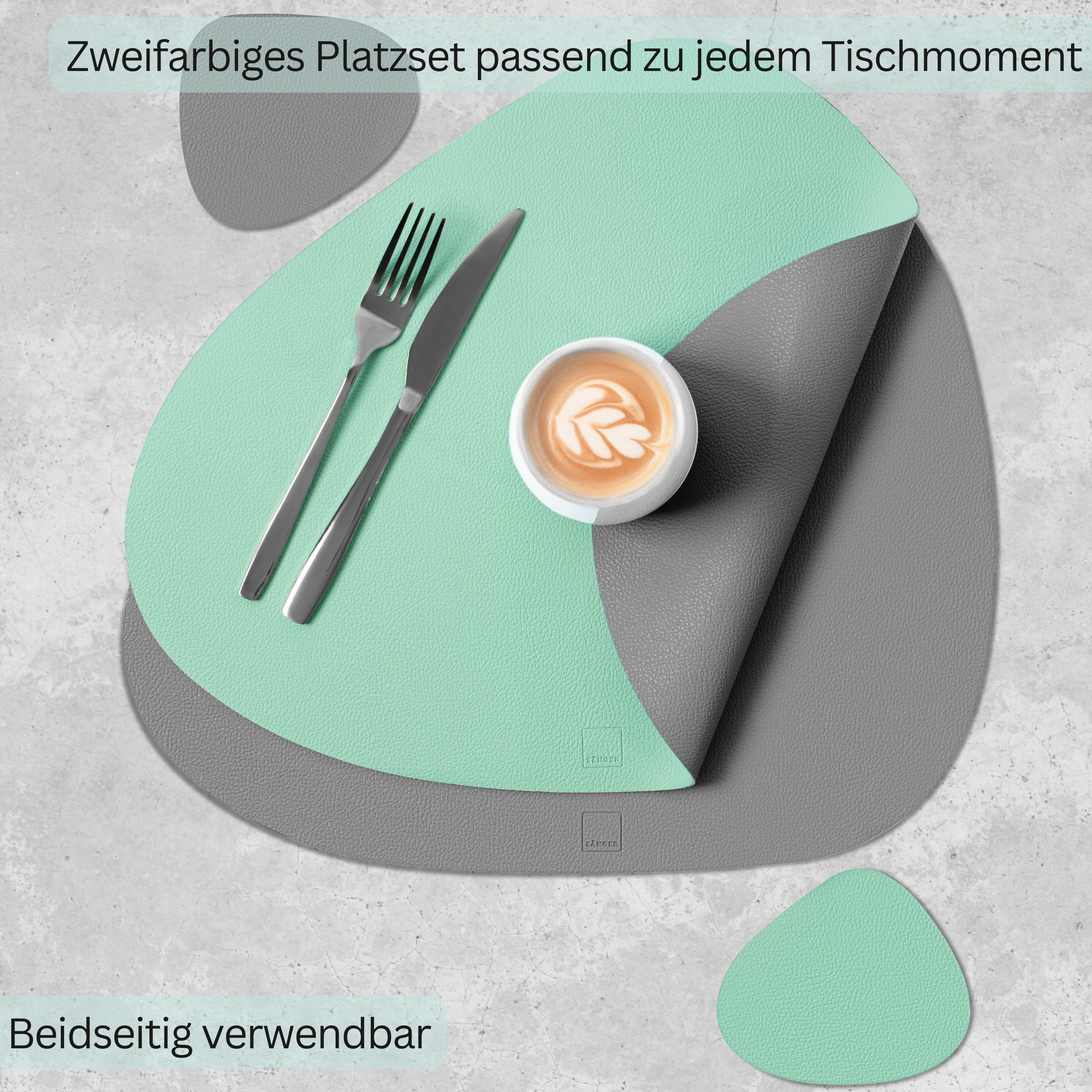 SÄNGER Platzset aus Kunstleder, (Set, 12-St., günstig online kaufen