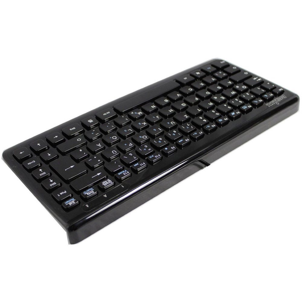 Perixx Perixx Periboard-407 USB Tastatur Deutsch, QWERTZ Schwarz Tastatur