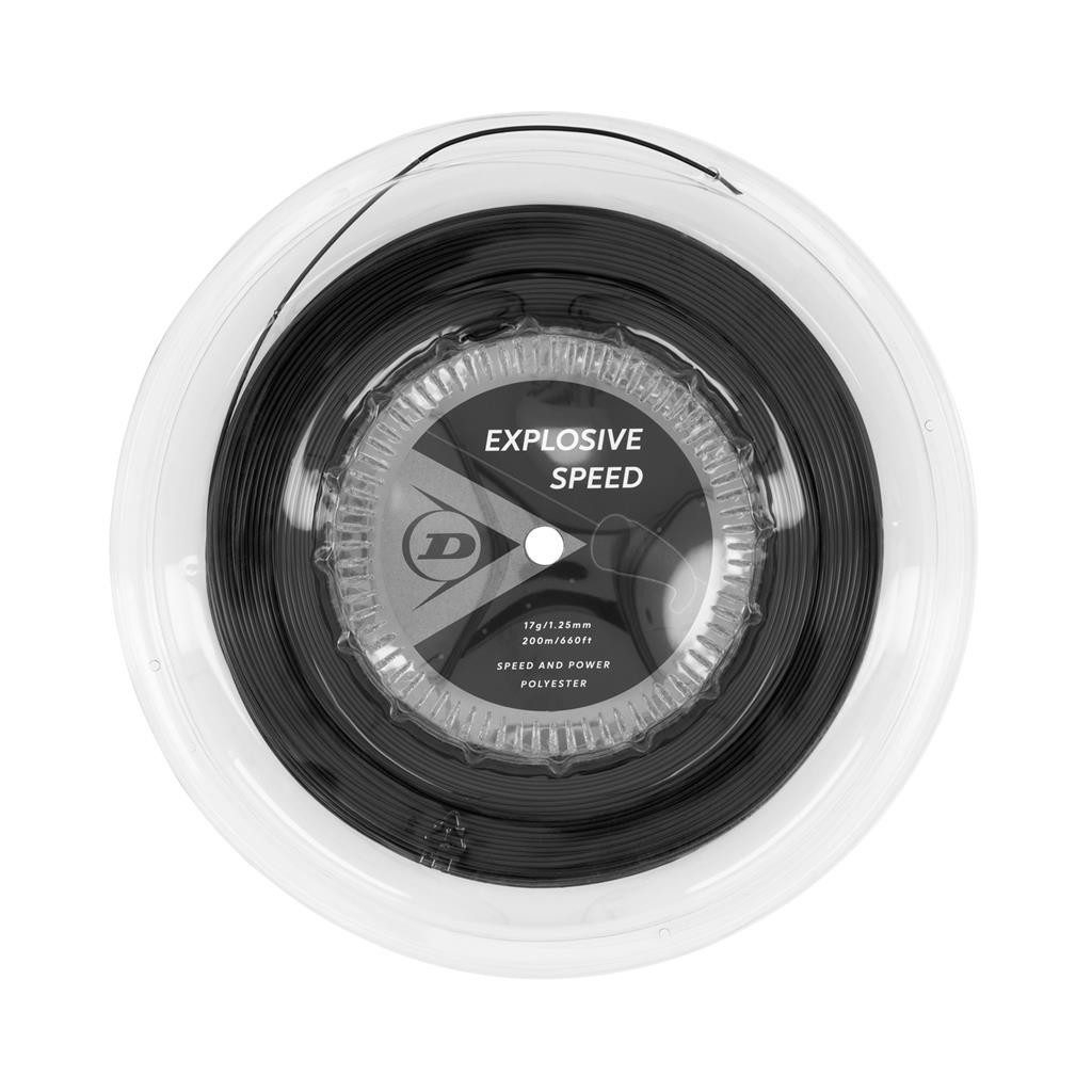 Tennissaite Explosive Speed (Haltbarkeit+Power) schwarz 200m Rolle