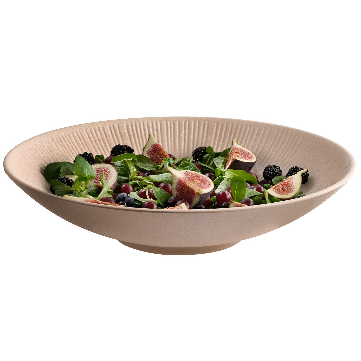 APS Schale NERO Ø 35 cm, Melamin, (1-tlg), große Servierschale, bruchsicher, stapelbar, spülmaschinengeeignet