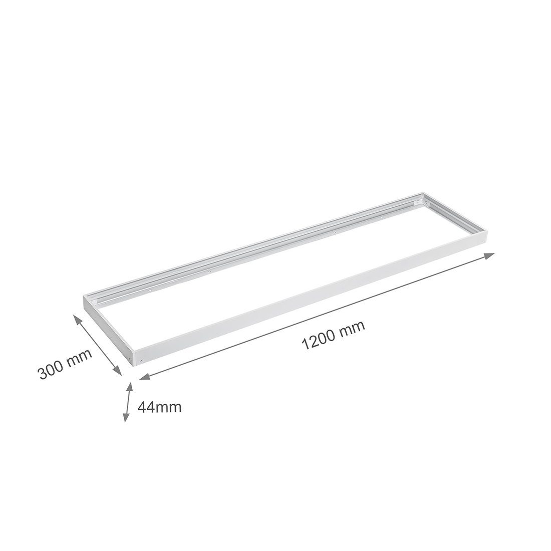 Lecom LED Panel 120x30 120x30x4,4cm LED Panele 40w Aluminium oder Panel, aus für Panel Aufbau Aufbaurahmen Einbau LED