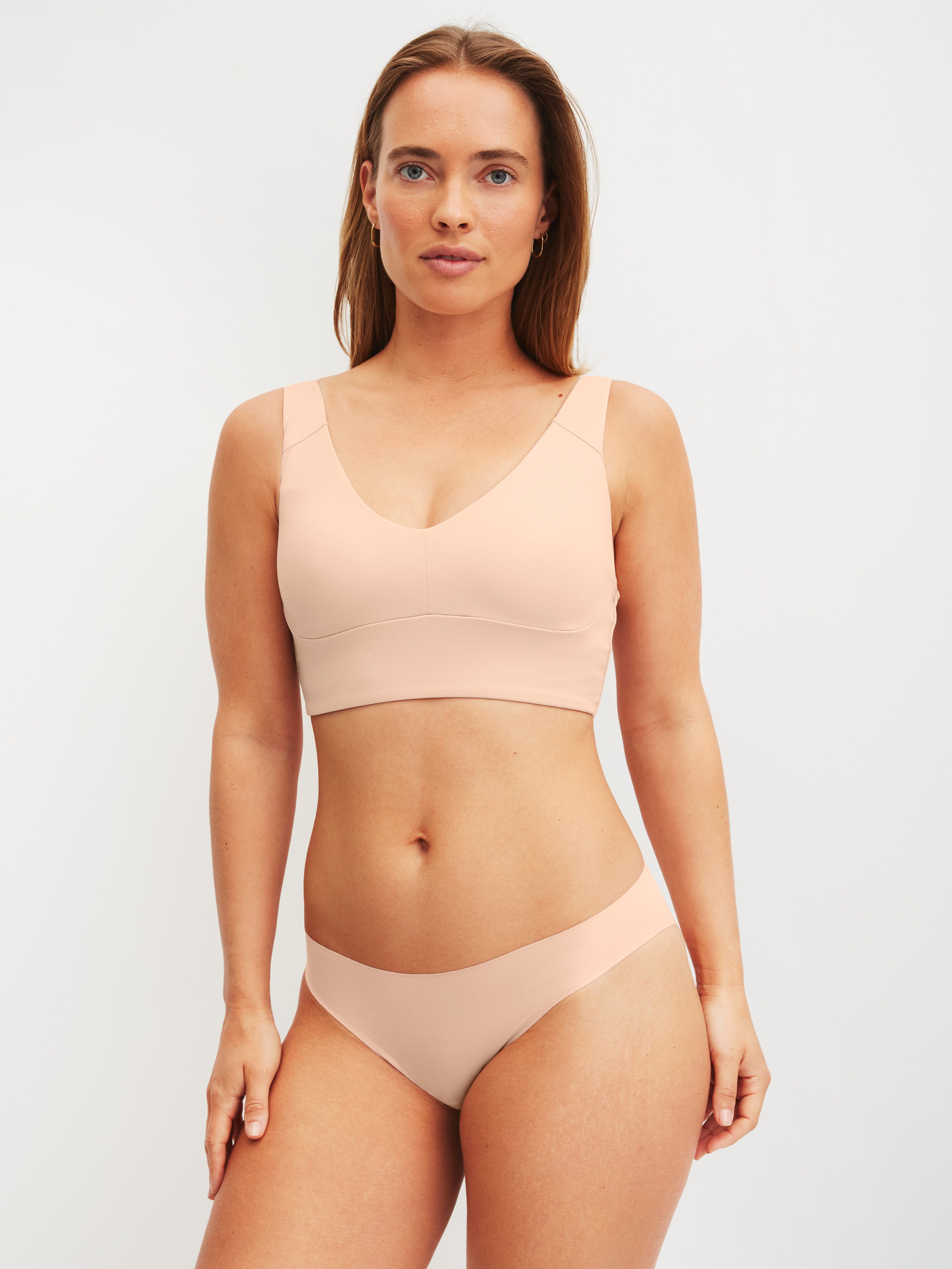 CALIDA Bustier Natural Skin aus weicher Interlock-Qualität, atmungsaktiv, ohne Bügel