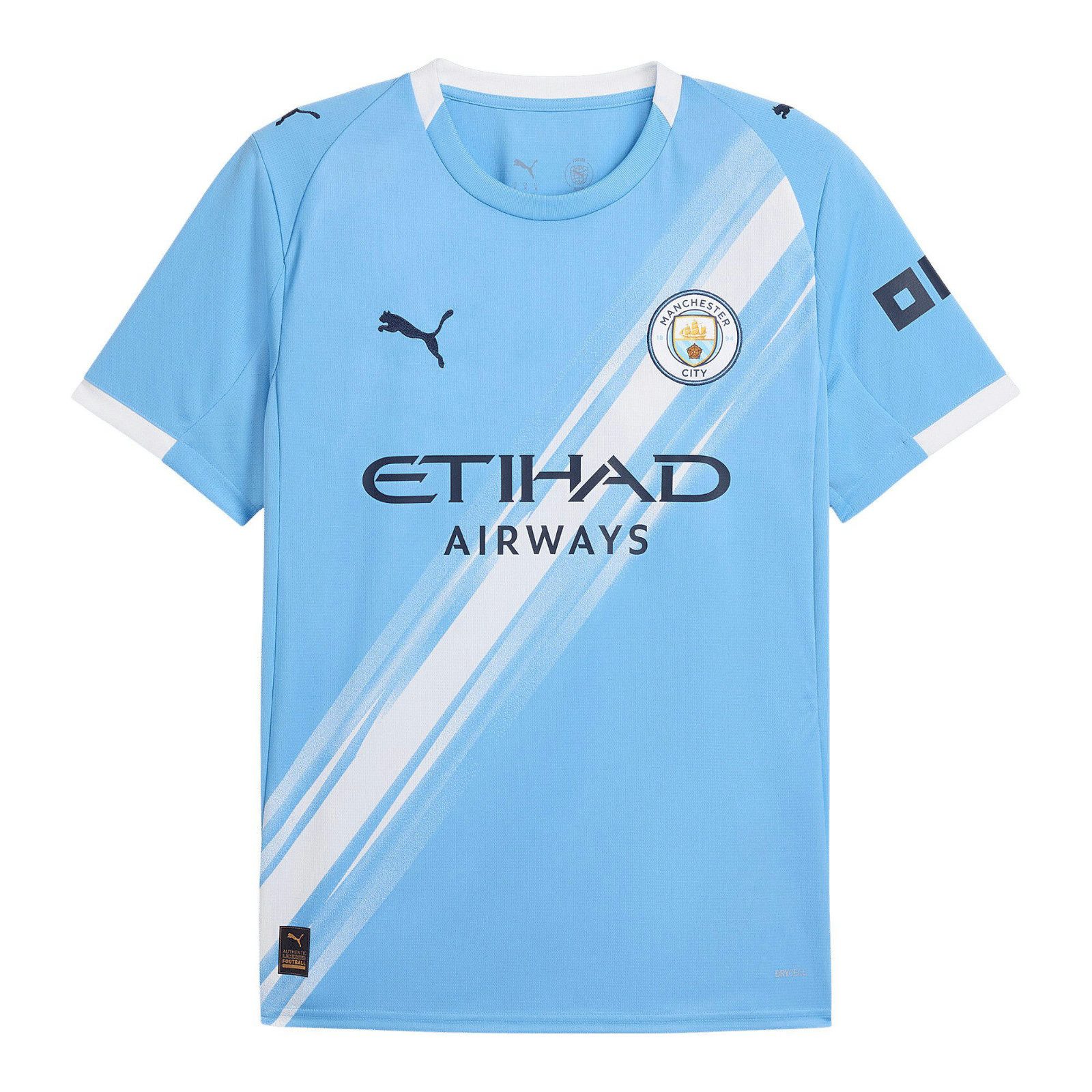 PUMA Fußballtrikot Manchester City Trikot Home 25/26 Herren blau/weiß
