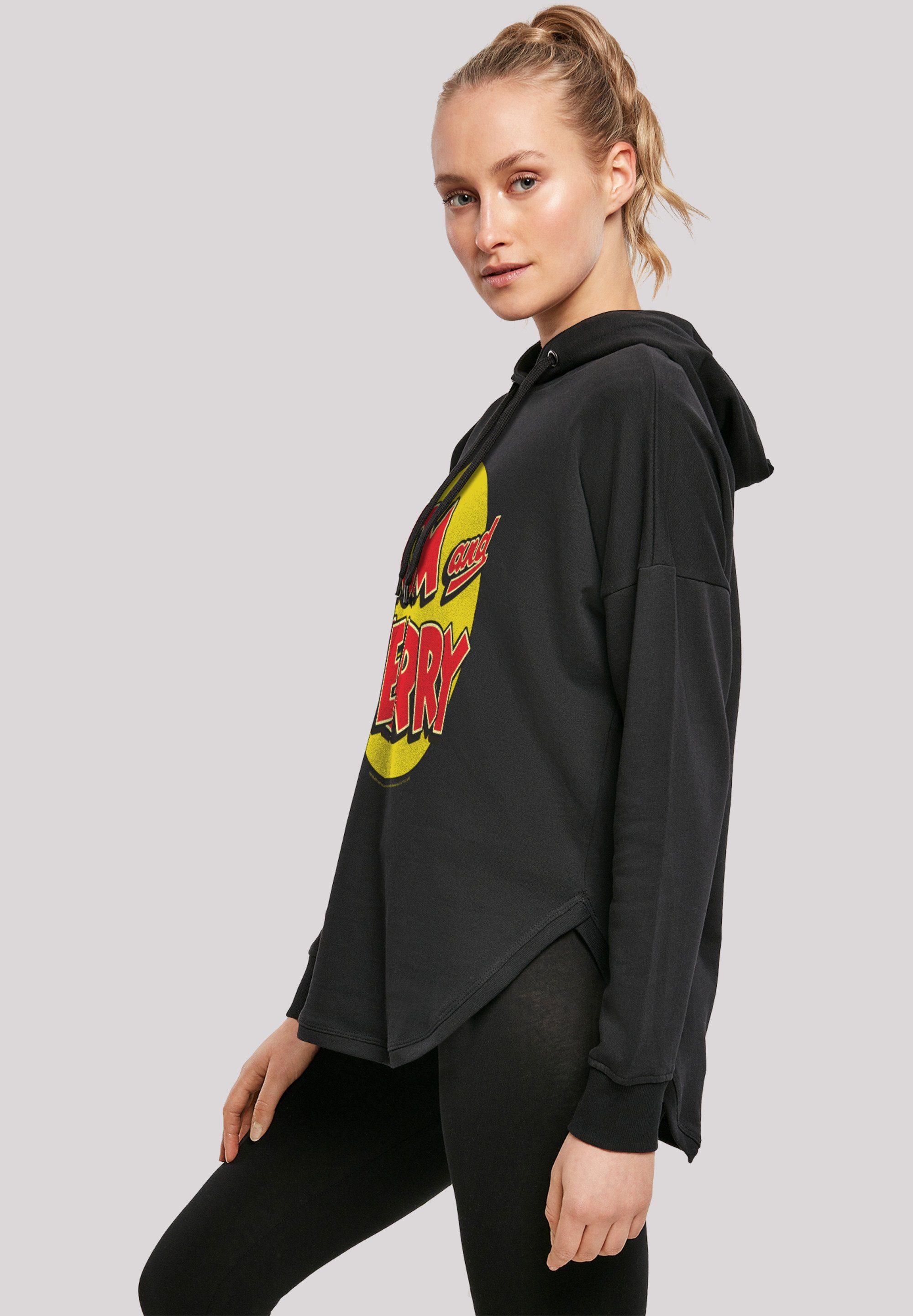 Circle Tom And Kapuzenpullover Jerry F4NT4STIC (1-tlg) Logo Hoody Oversized Ladies Damen with